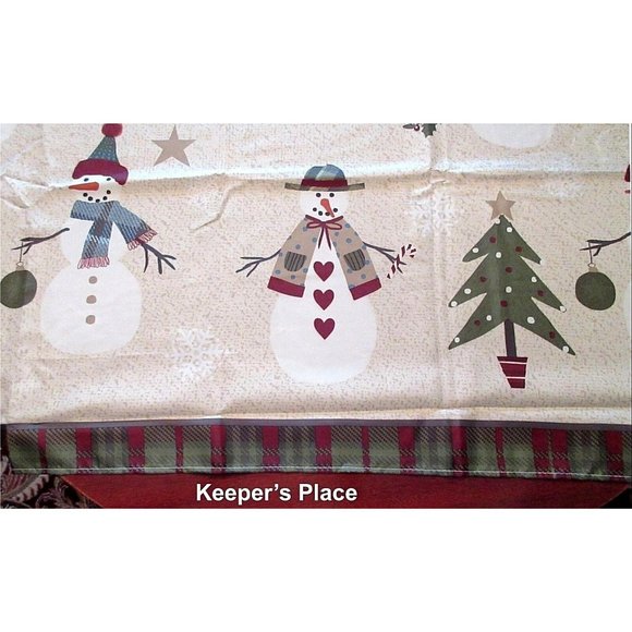 Avanti Linens Country Snowman Pip Berries Hearts - Picture 10 of 10